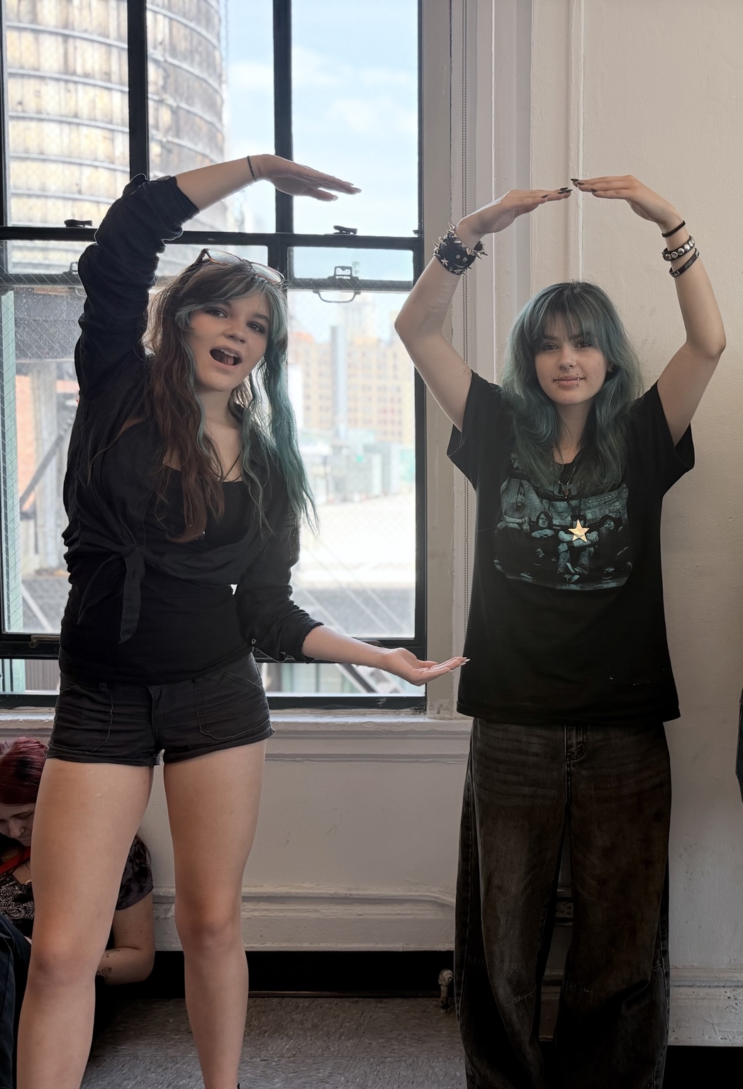 Eden enjoying time with a friend